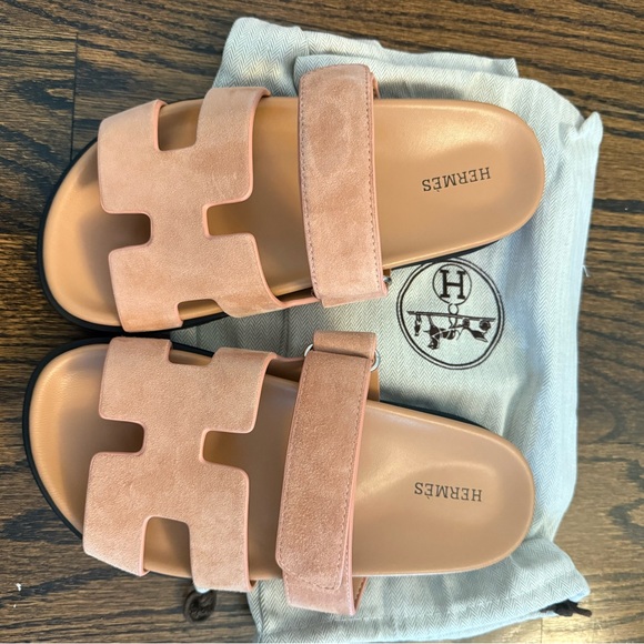 Hermes Shoes - Chypre Suede Sandals